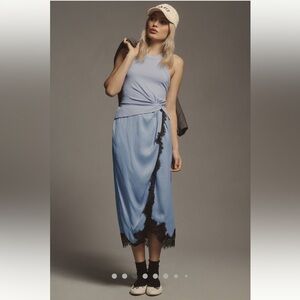 Anthropologie NWT The Keeley Twofer Midi Dress size XXS.